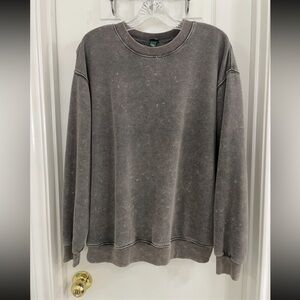 Wild Fable Grey Oversized Crewneck Sweatshirt Size M
